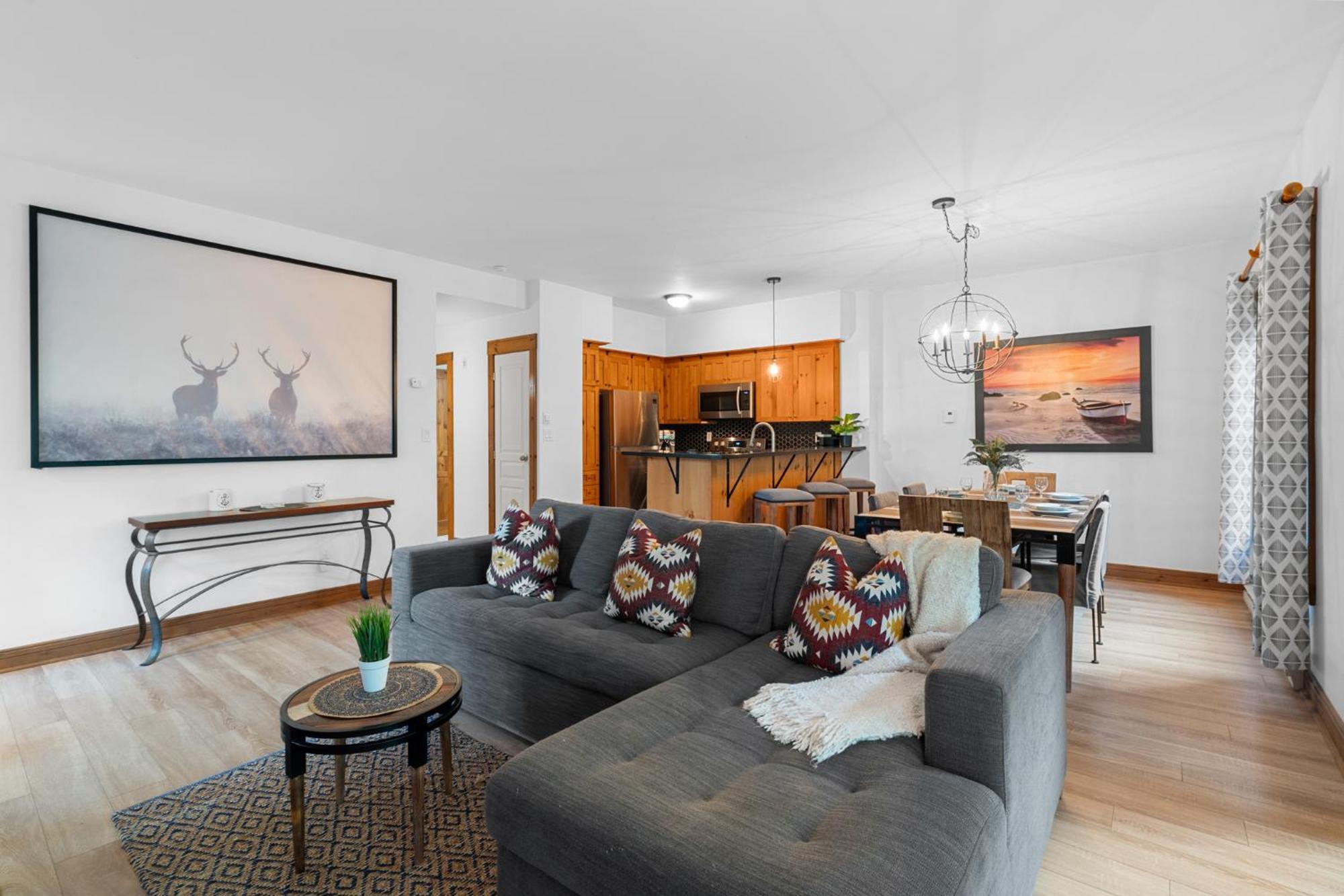 Les Falaises Tremblant - Ski Inout Condo W2Bdrs Mont-Tremblant Dış mekan fotoğraf