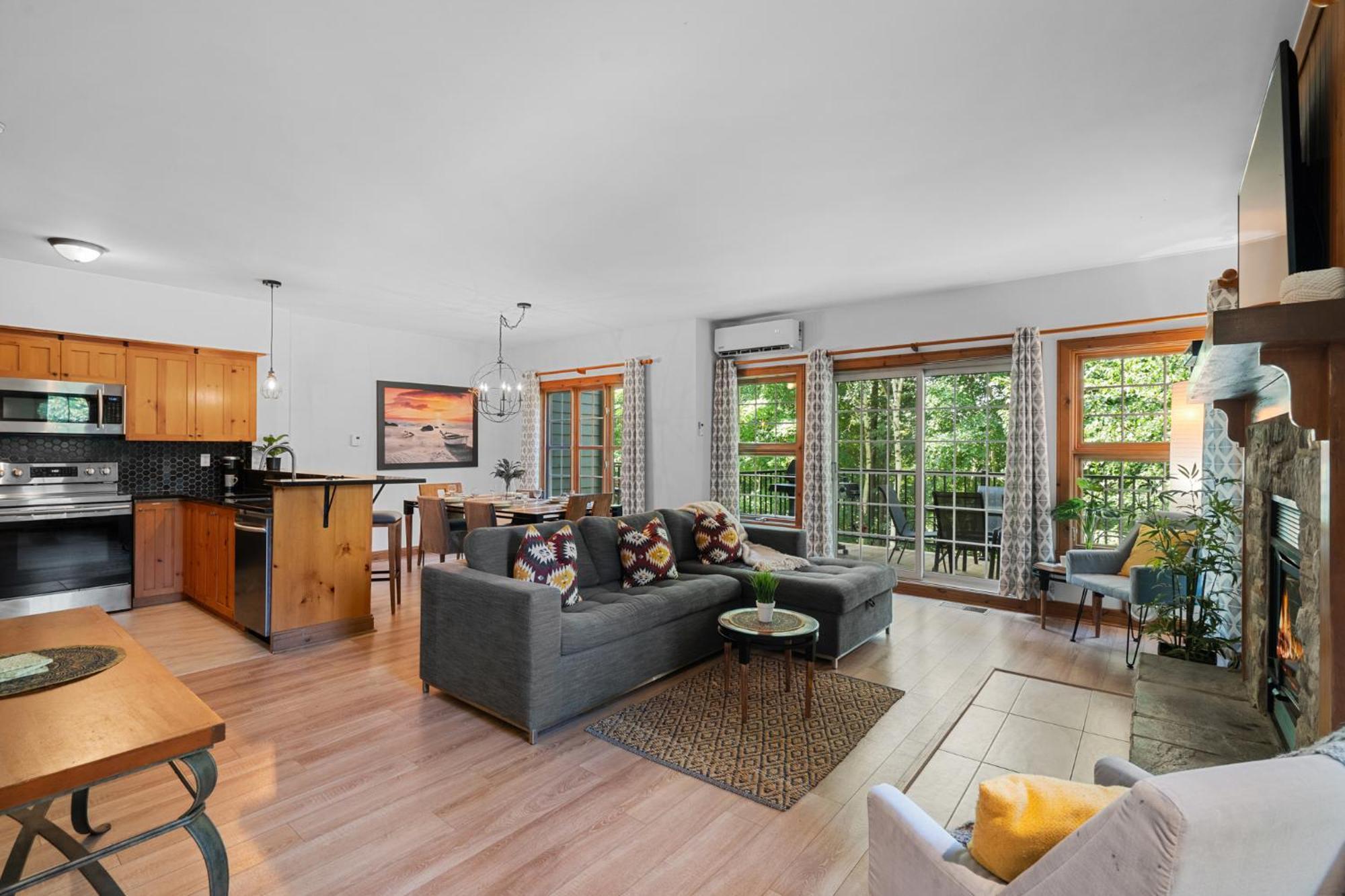 Les Falaises Tremblant - Ski Inout Condo W2Bdrs Mont-Tremblant Dış mekan fotoğraf